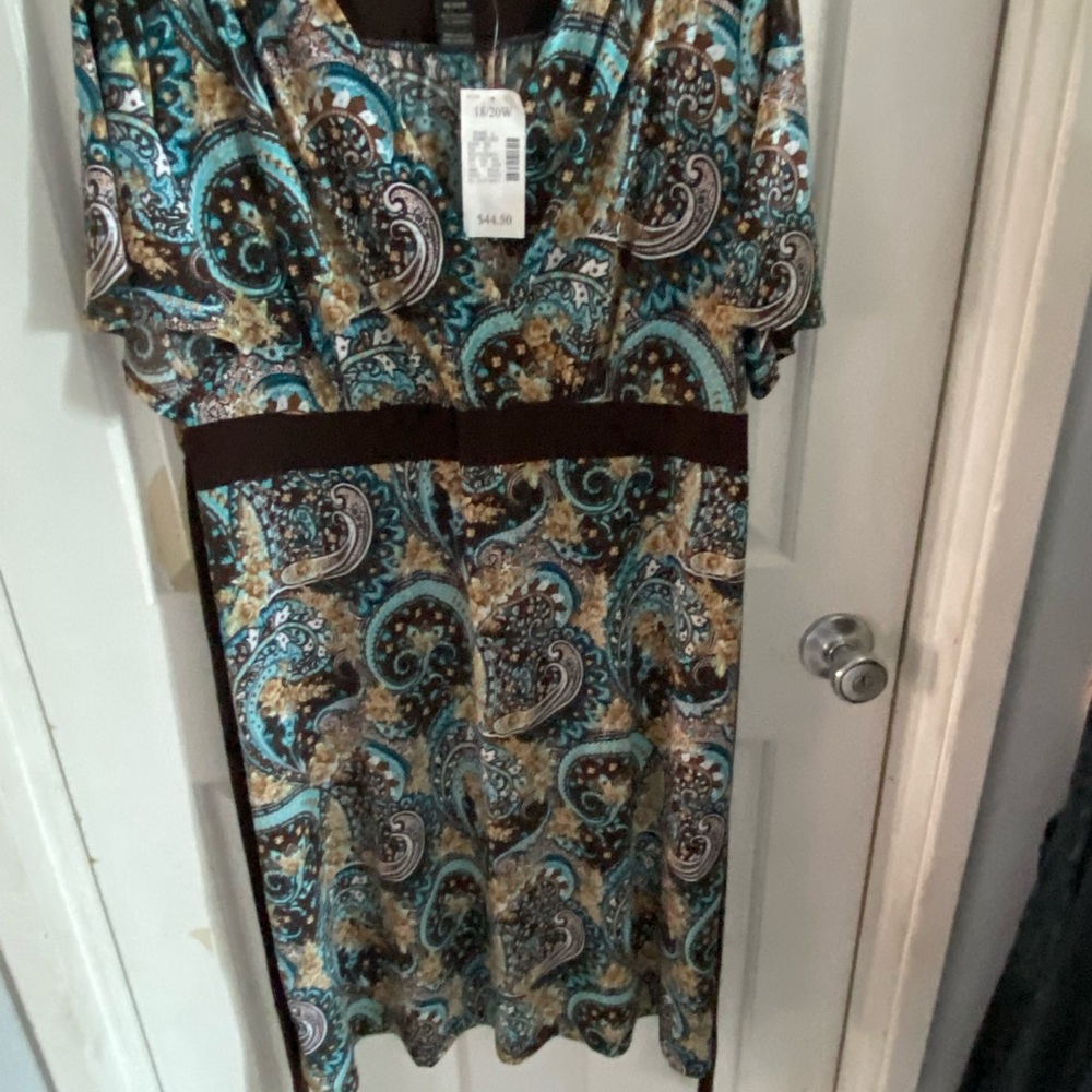Paisley Print Dress